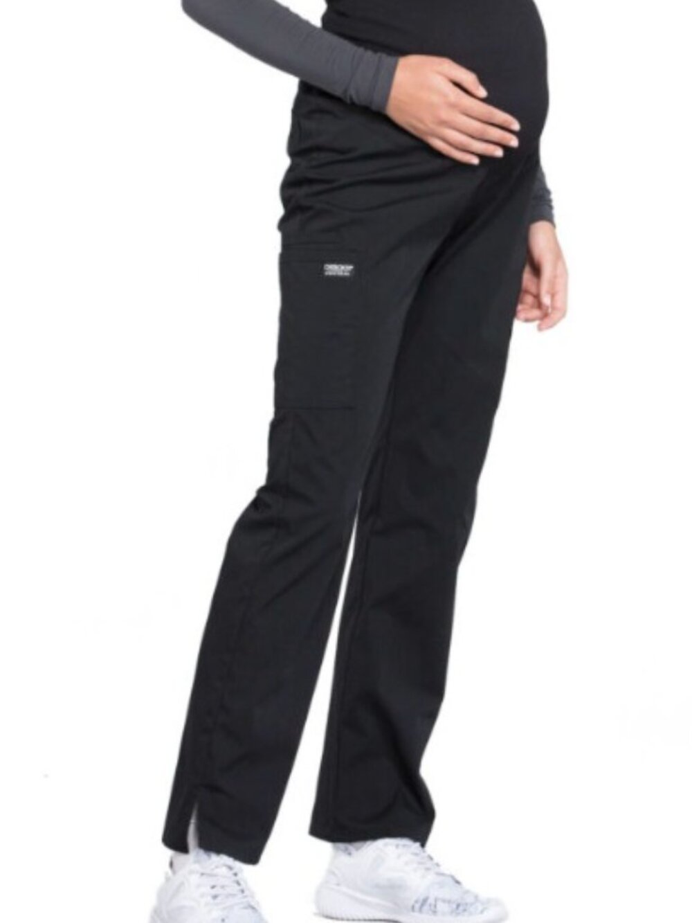 Cherokee Professionals Maternity Scrub Pants Black Medium Tall